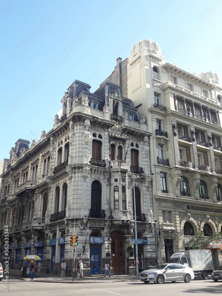 Historic buildings and architecture in Montevideo Uruguay 2019