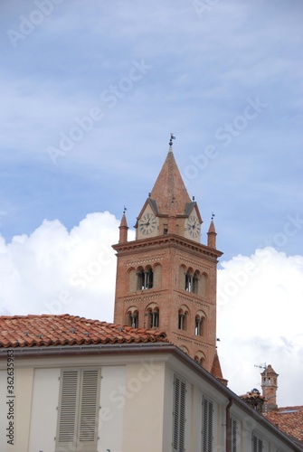 Cathedral of San Lorenzo in Alba - Tower bells, Piedmont - Italy