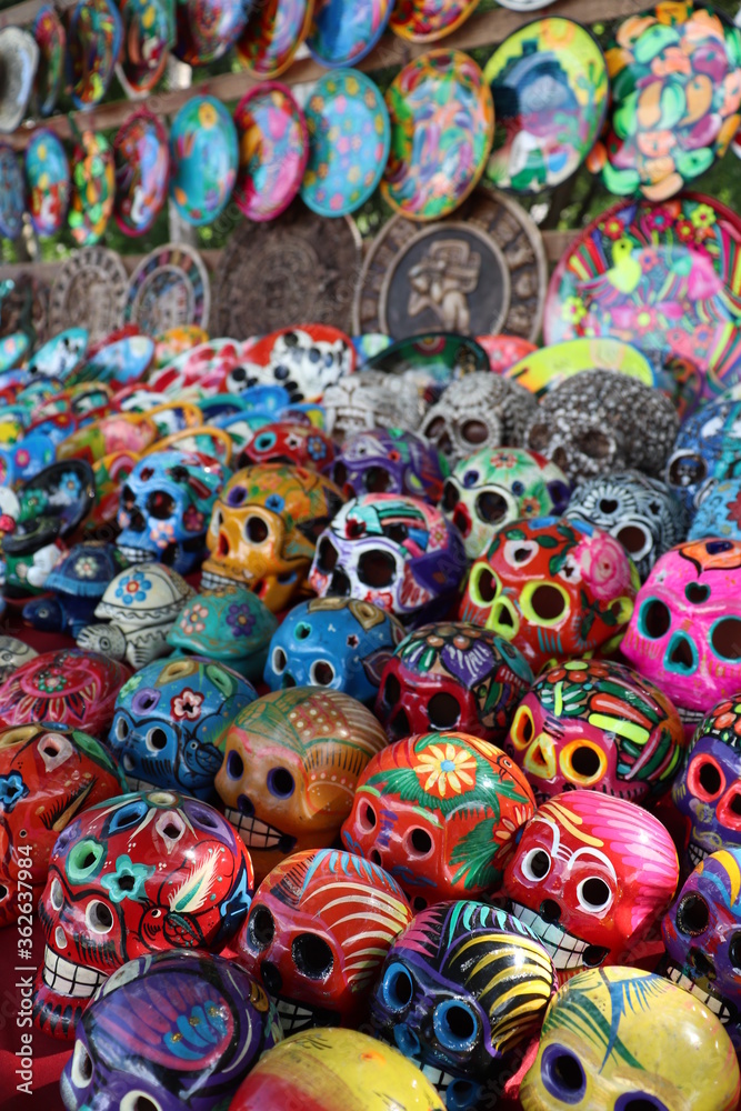 Typical crafts of Mexico, in Chichen Itza  Mexico