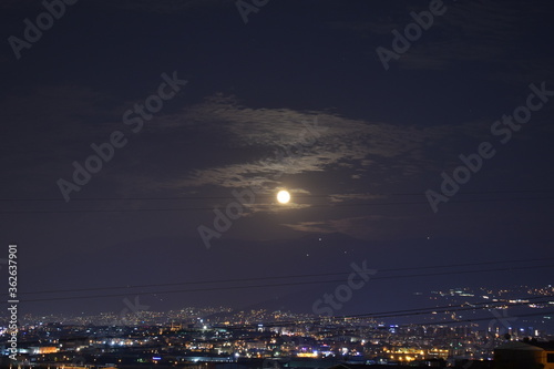 night an moon
