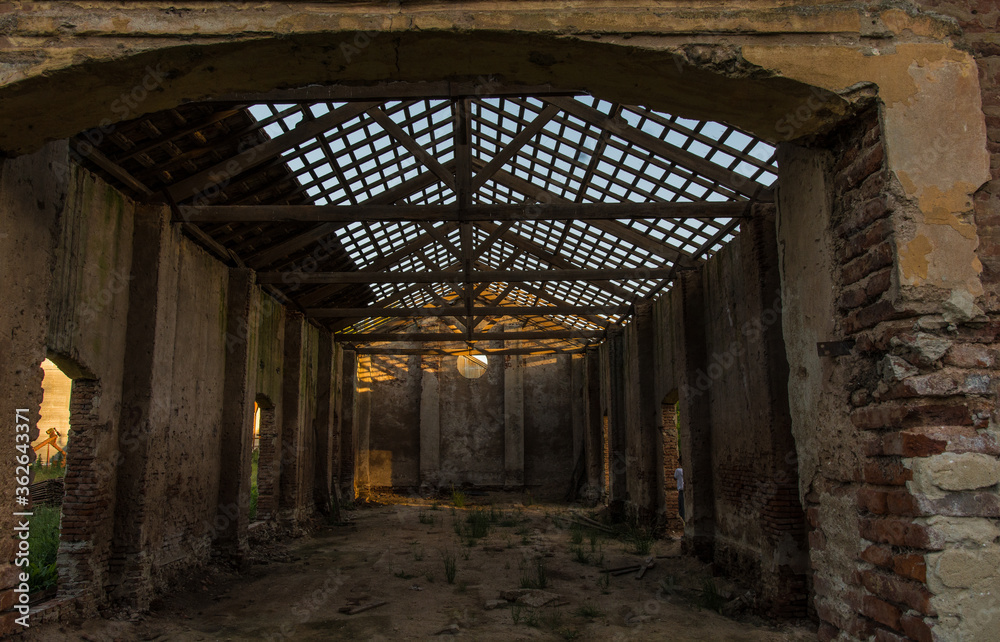 old abandoned building