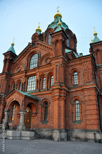 Orthodoxe Uspensky Kathedrale in Helsinki, Finnland photo