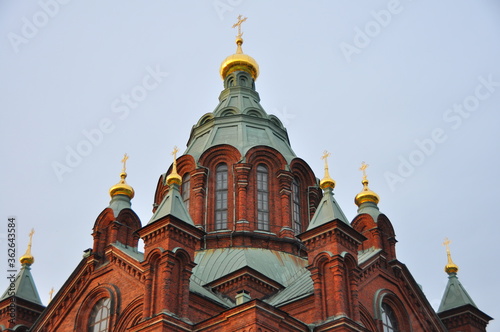 Orthodoxe Uspensky Kathedrale in Helsinki, Finnland photo