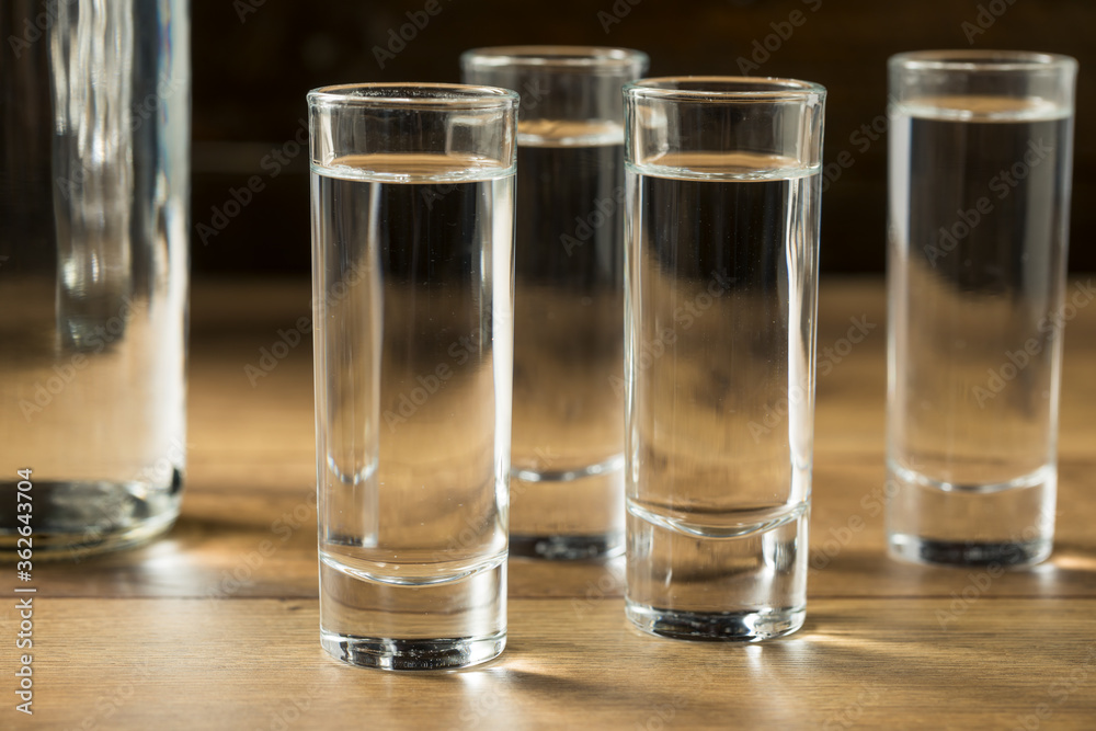Strong Boozy Russian Vodka Shots Strong Boozy Russian Vodka Shots