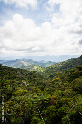 View from the peak of the national park