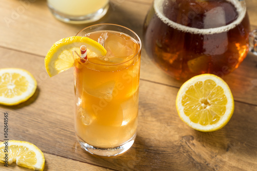 Refreshing Cold Lemonade and Iced Tea