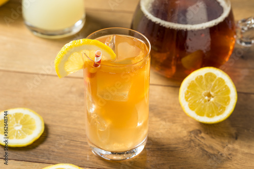 Refreshing Cold Lemonade and Iced Tea
