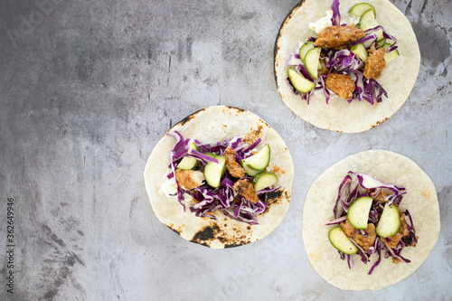 Asian Chicken Tacos