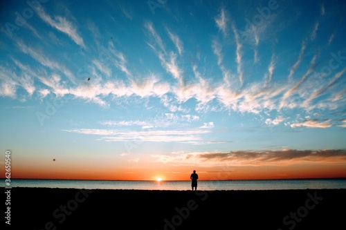 lighthouse at sunset