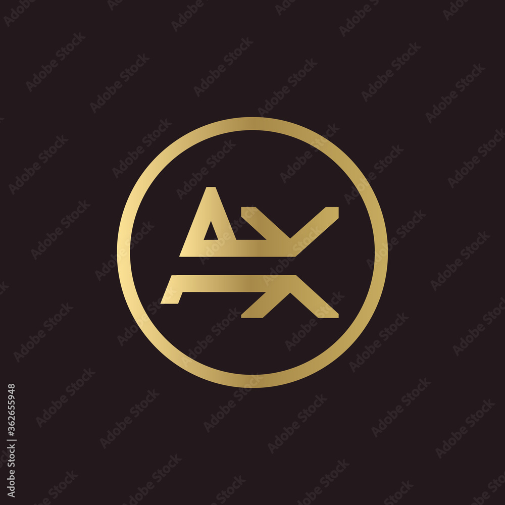 AX Logo Design Business Typography Vector Template. Creative Linked Letter AX Logo Template. AX Font Type Logo AX Logo Design Business Typography Vector Template. Creative Linked Letter AX Logo Template. AX Font Type Logo