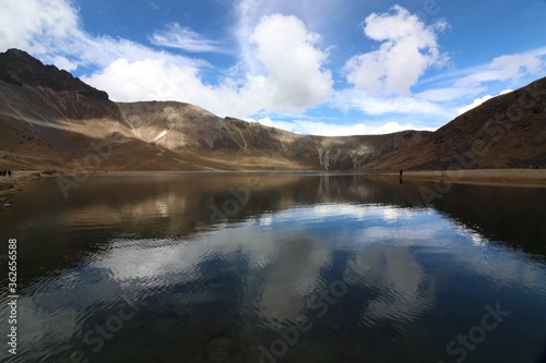 Lago en el cráter del Nevado de Toluca
