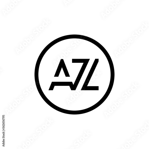 Free Download AZ Logo Design Business Typography Vector Template. Creative Linked Letter AZ Logo Template. AZ Font Type Logo - GFXLoad