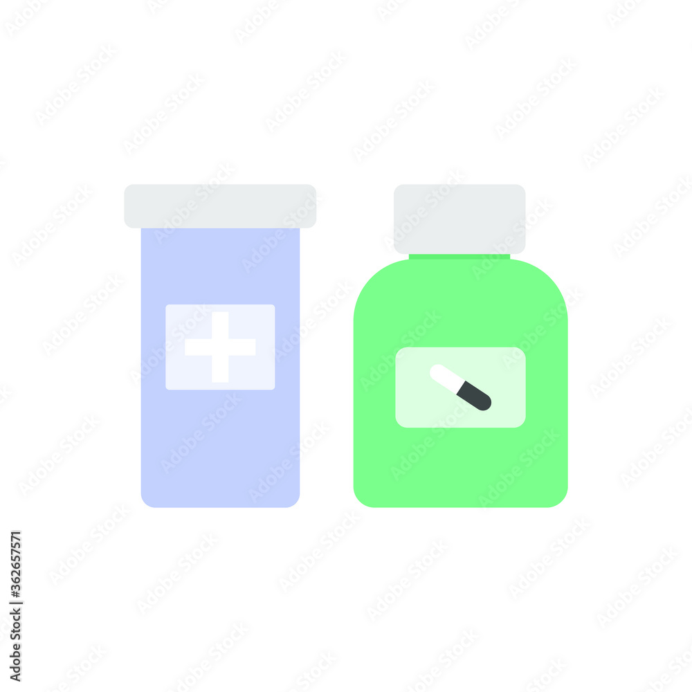 Pill bottle isolated icon on white background. EPS10
Pill bottle isolated icon on white background. EPS10