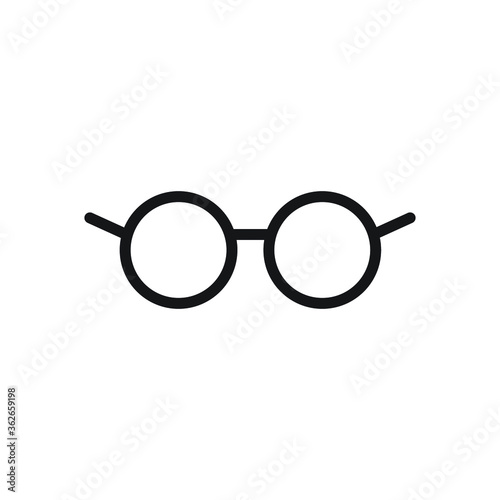 glasses icon vector logo
