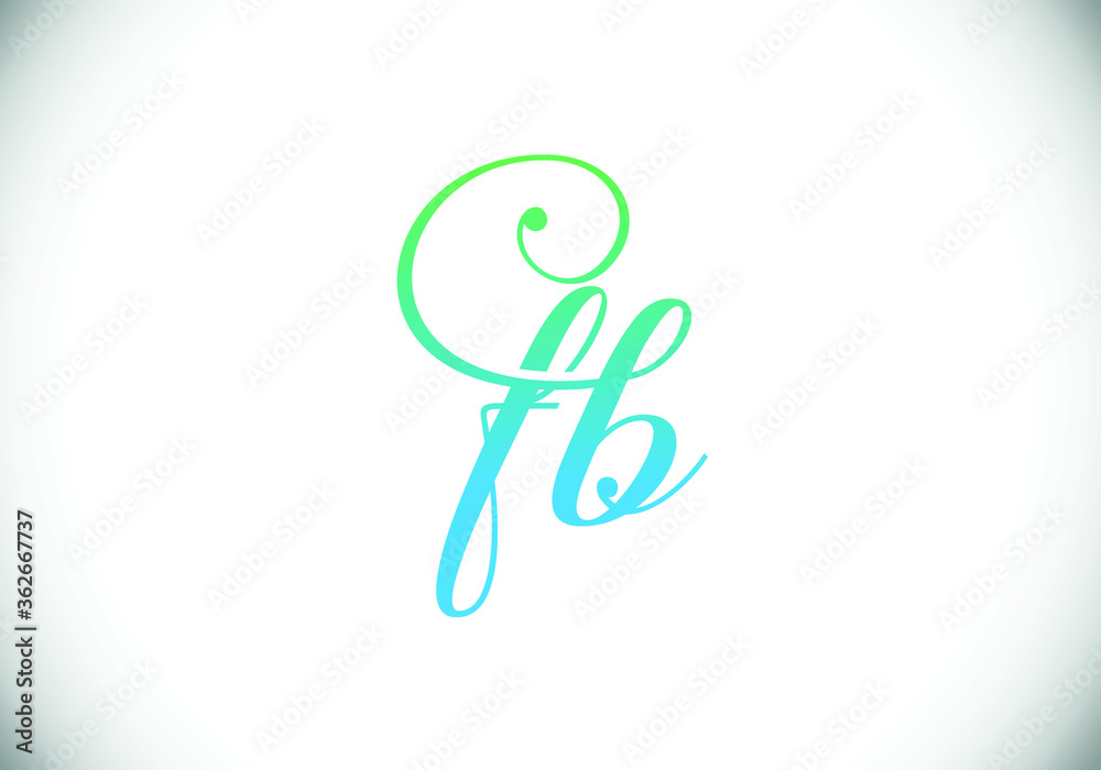 F B Initial Letter Logo design, Graphic Alphabet Symbol for Corporate Business Identity F B Initial Letter Logo design, Graphic Alphabet Symbol for Corporate Business Identity
