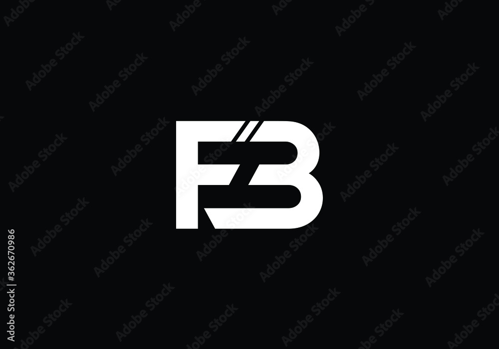 F B Initial Letter Logo design, Graphic Alphabet Symbol for Corporate Business Identity F B Initial Letter Logo design, Graphic Alphabet Symbol for Corporate Business Identity