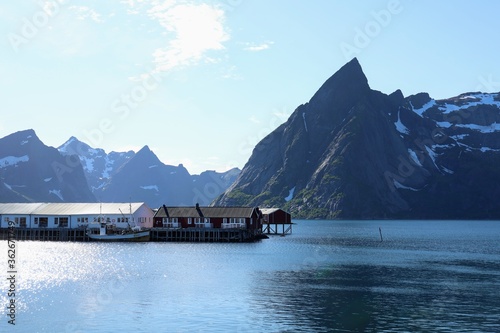 Fishing village in Fjord