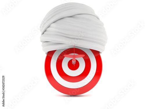 Fotografie, Obraz Bull's eye with turban