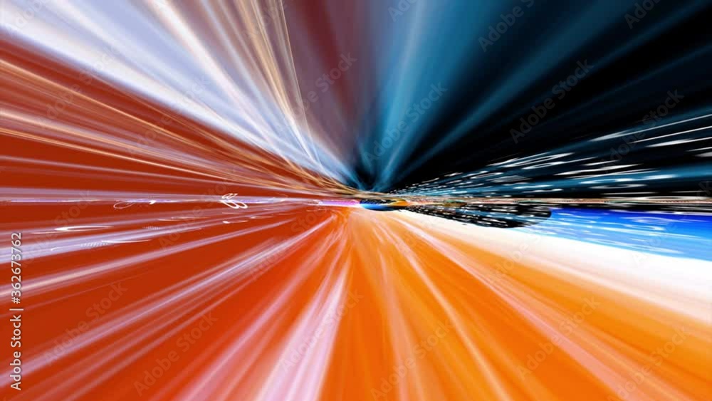 Video Background 2560: Streaming data with numbers and light effects (Loop).