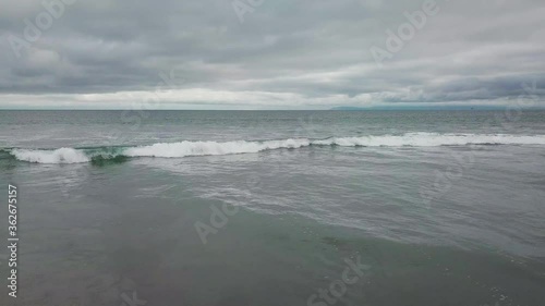 Follow Shot Ocean Waves