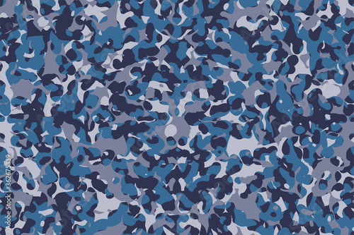 Vector design of camouflage soldier seamless pattern. Military texture on textiles