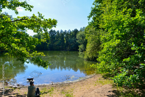 Waldsee am Neuwirtshaus im Vorspessart Hanau-Hessen photo