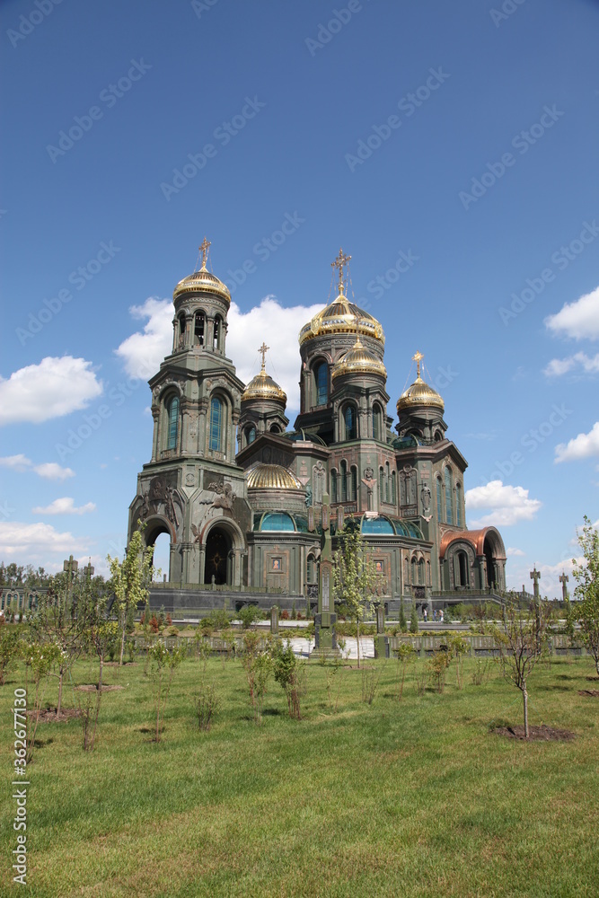 Main temple of the Russian Armed Forces in the Park Patriot in Kubinka, Moscow Region, Russia