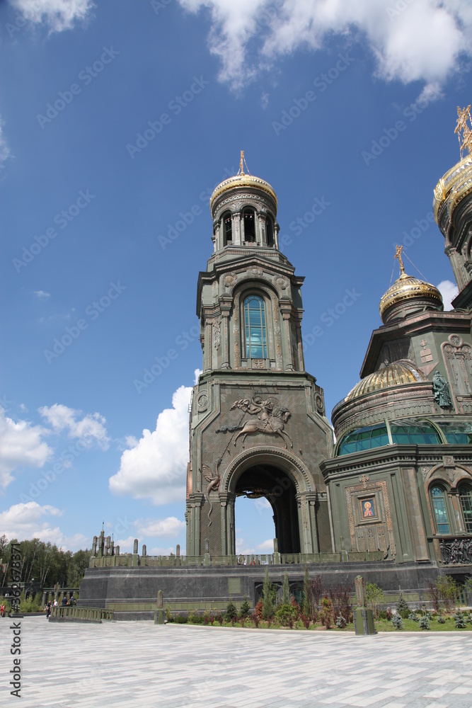 Main temple of the Russian Armed Forces in the Park Patriot in Kubinka, Moscow Region, Russia