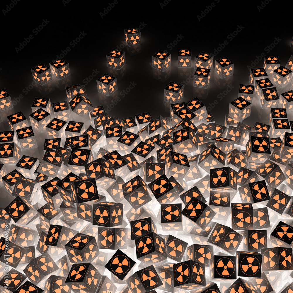 Atomic and nuclear technology, original 3d rendering Atomic and nuclear technology, original 3d rendering