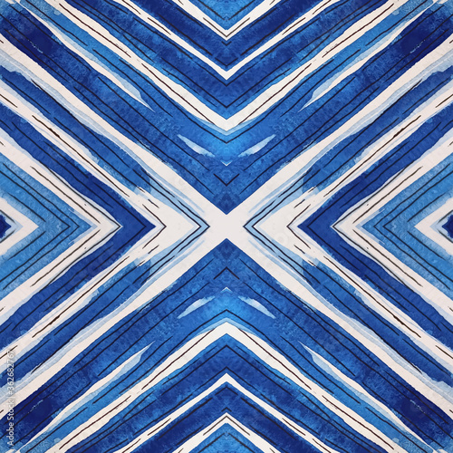 Abstract  line blue background . Abstract  line blue hand drawn seamless pattern.