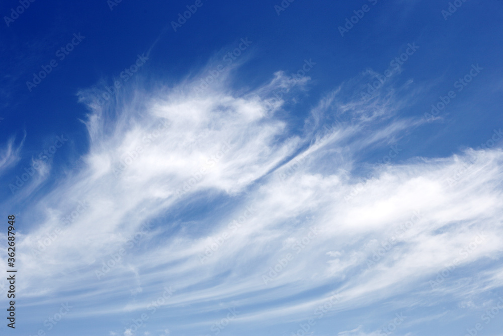 Blue sky with white clouds during sunshine day Blue sky with white clouds during sunshine day