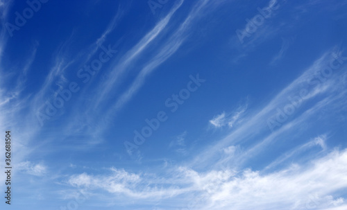 Blue sky with white clouds during sunshine day