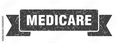 medicare ribbon. medicare grunge band sign. medicare banner