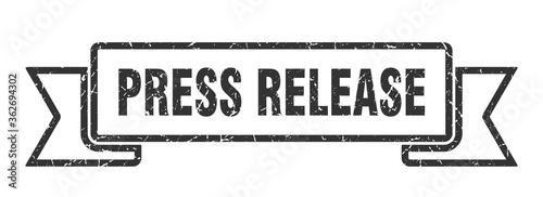 press release ribbon. press release grunge band sign. press release banner