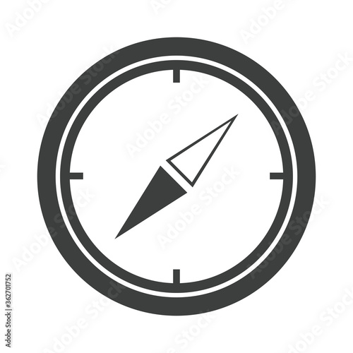 Free Download compass rose navigation geography equipment silhouette design icon - GFXLoad