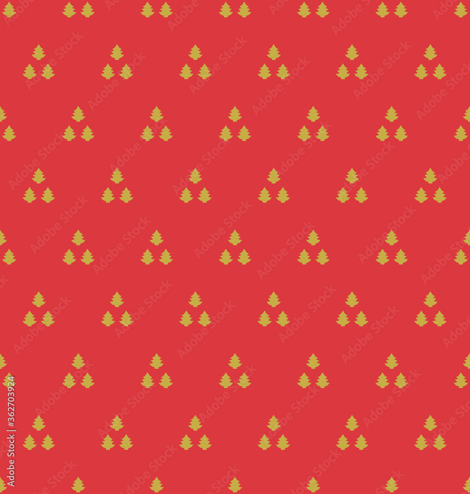 Tree in triangle pattern seamless repeat background Tree in triangle pattern seamless repeat background
