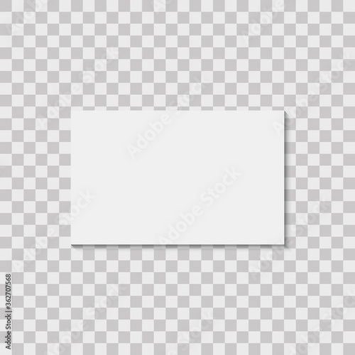 Realistic White blank Package Cardboard Box in front view isolated. For Software, electronic device, other products. Vector illustration