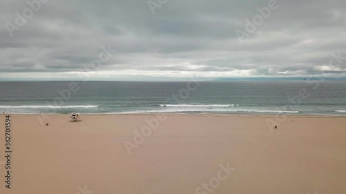 Overcast Beach in Southern California