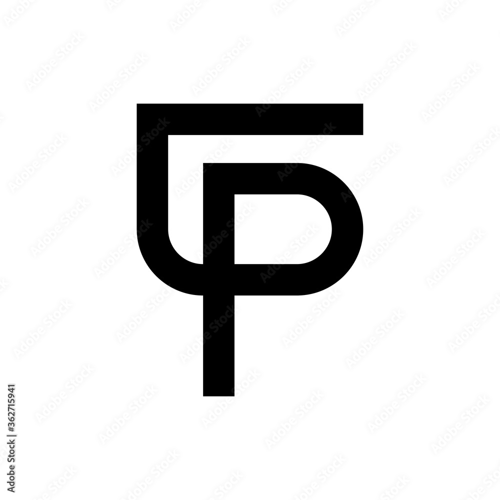 GP letter logo design vector GP letter logo design vector