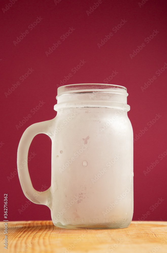 Frosty mug on a colorful background
Frosty mug on a colorful background