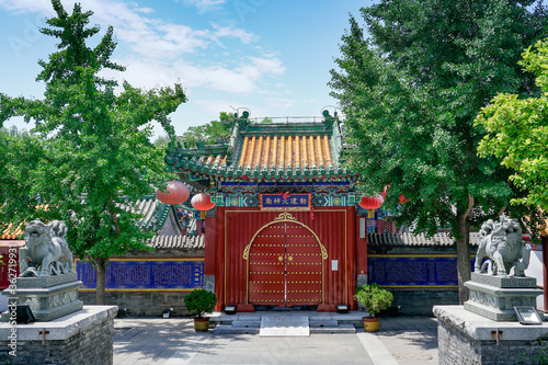 Temple of Fire in Shichahai, Beijing, China.The fire temple in Beijing Di'anmen.Huode Zhenjun temple in Beijing Di'anmen photo