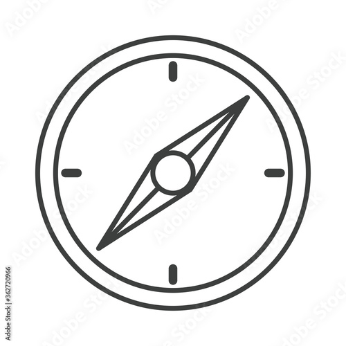 Free Download compass rose navigation position equipment line design icon - GFXLoad