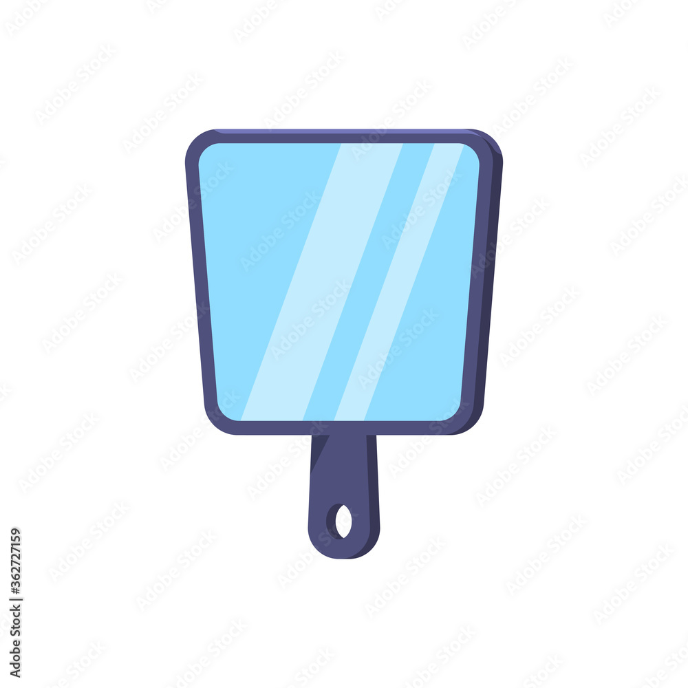 Mirror vector icon illustration. barber flat design Mirror vector icon illustration. barber flat design