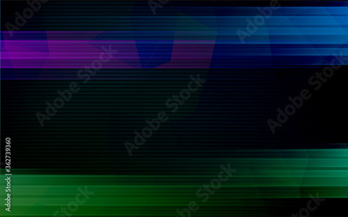 Modern dark and colorful abstract lines background design.