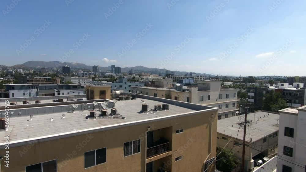 HD Aerial Glide over Hollywood Apartments during 2020 Pandemic Lockdown HD Aerial Glide over Hollywood Apartments during 2020 Pandemic Lockdown