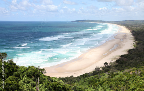 The beautiful coast line around Byron Bay New South Wales, Australia