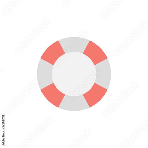 Lifesaver, summer icon. Simple color vector elements of vacation icons for ui and ux, website or mobile application