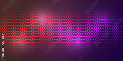 Colorful background. Bright color carbon fiber texture. Metal hexagon texture steel background. Web design template vector illustration EPS 10.
