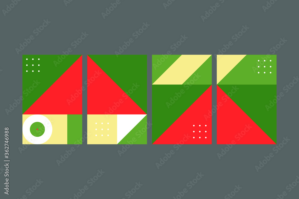 Obraz premium Simple geometric design, vector background.