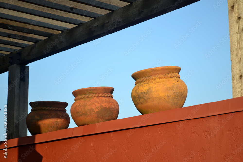 Fototapeta premium A Set of Decorative Vases